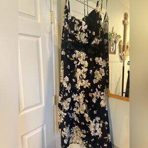 Chic Black and White Dress with Elegant Design NWOT